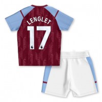 Aston Villa Clement Lenglet #17 Replica Home Minikit 2023-24 Short Sleeve (+ pants)